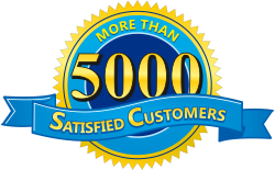 5000 satisfied customers