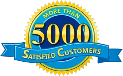 5000 satisfied customers