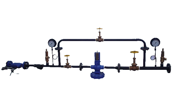 steam boiler accessory pressure reducing station